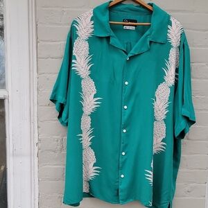 Mens Original Use Sz 3XL Short Sleeve Rayon Shirt